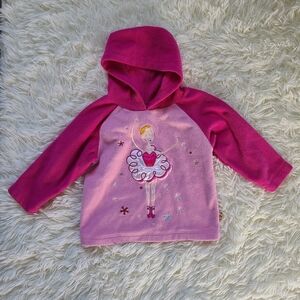 Pink Ballerina Hoodie for Kids Size 18 Months